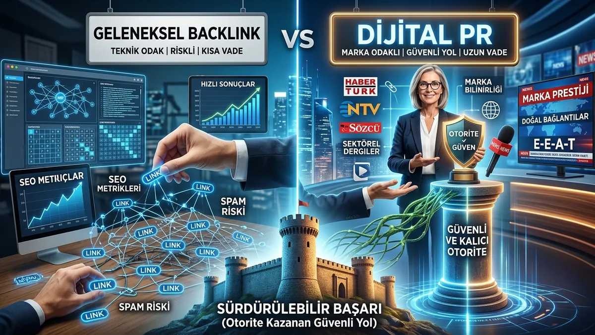 Backlink mi Dijital PR mı? Otorite Kazanmanın Güvenli Yolu