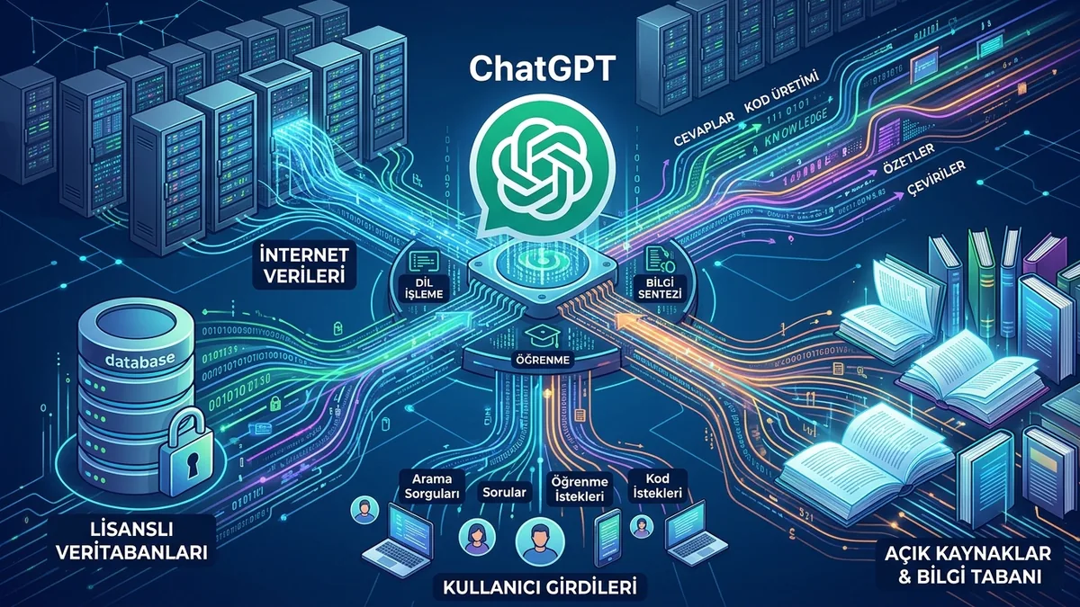 ChatGPT hangi kaynaklardan bilgi alır?