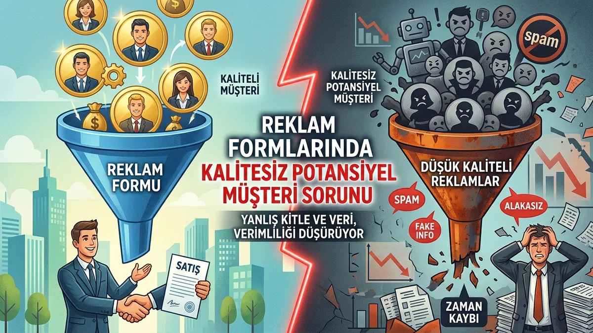 Form reklamlarında kalitesiz potansiyel müşteri sorunu
