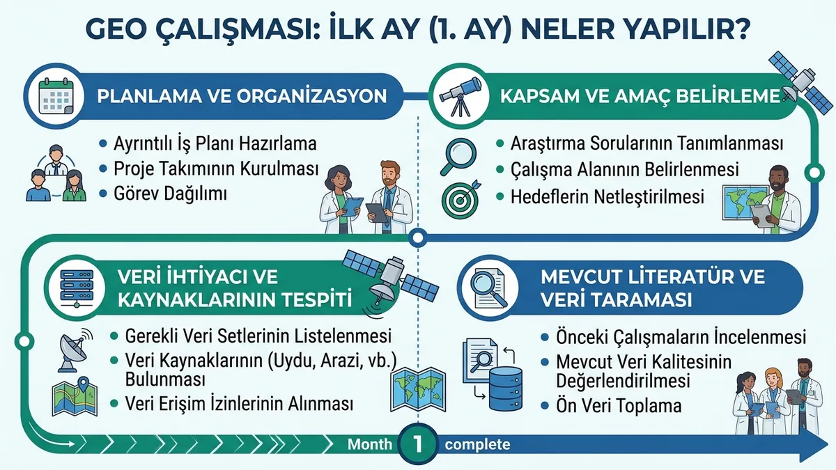 GEO İlk Ay Rehberi: İlk 30 Günde Hangi Adımlar Atılır?
