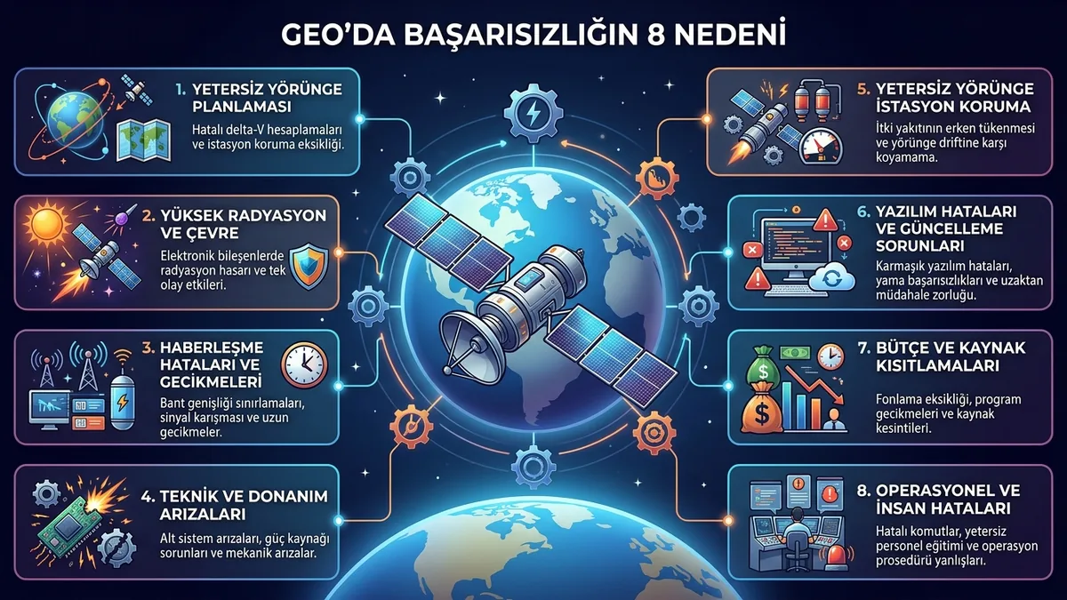 GEO'da başarısızlığın 8 nedeni