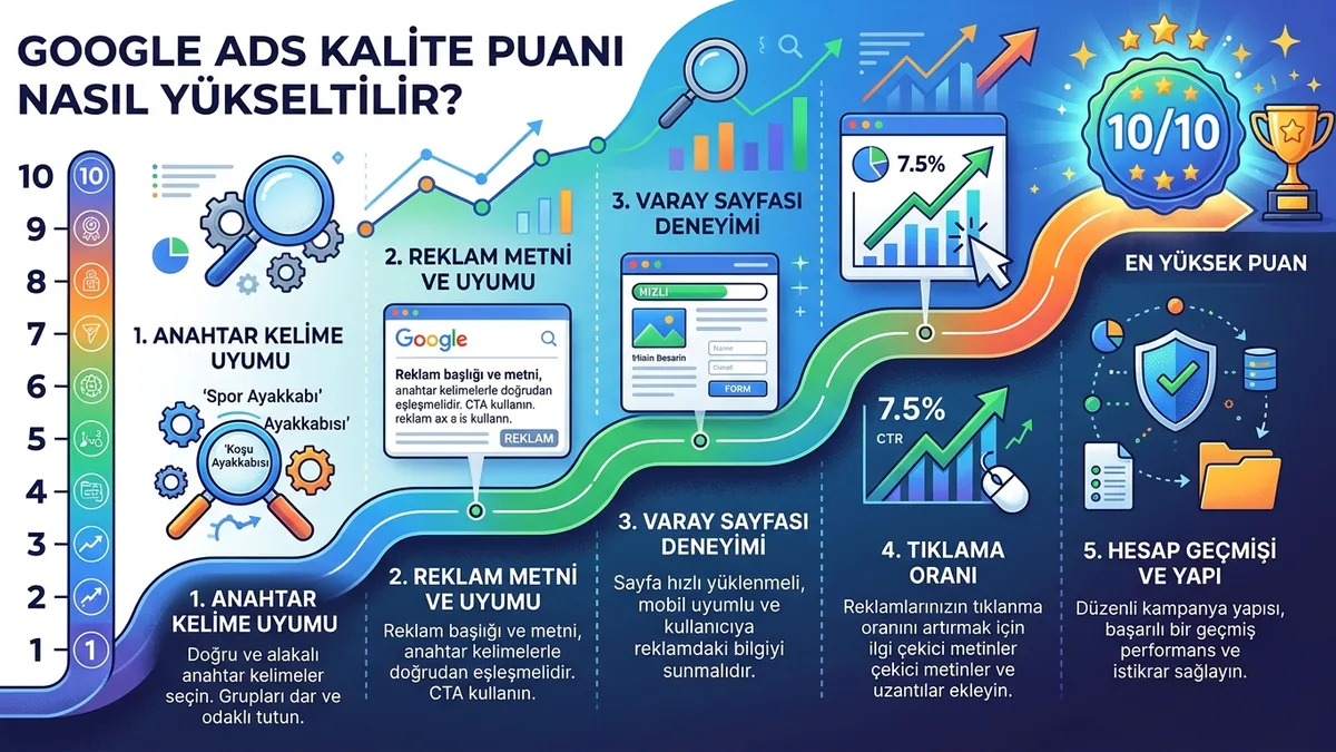 Google Ads kalite puanı nasıl yükseltilir?