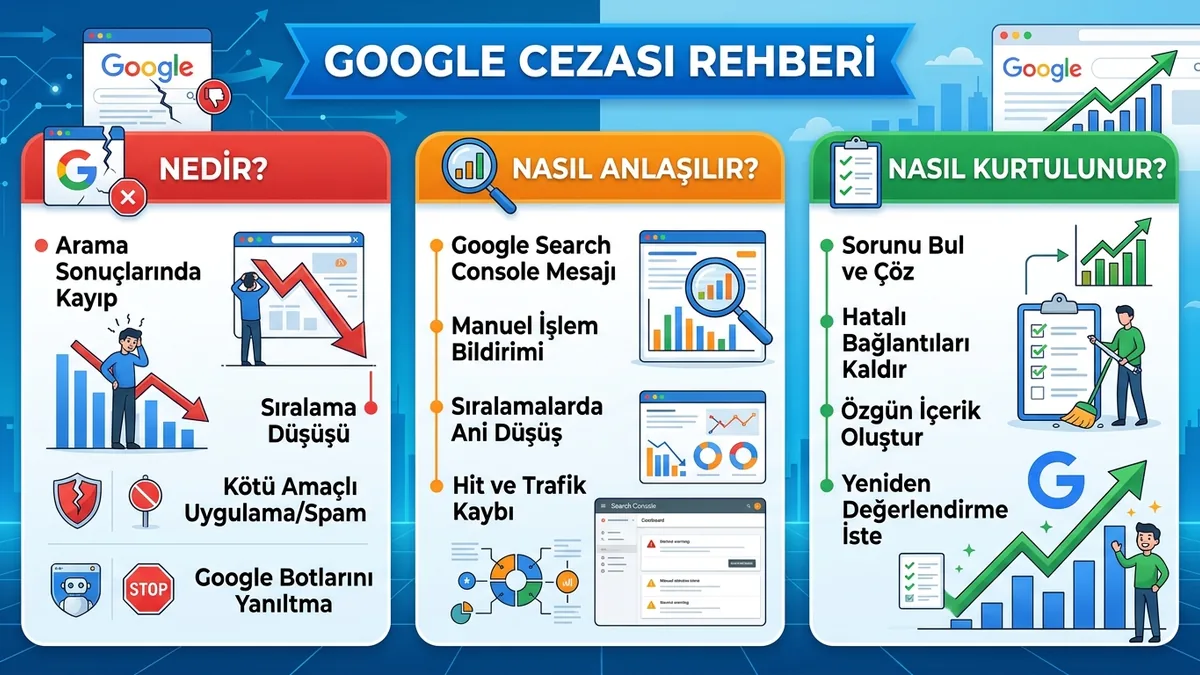 Google cezası nedir, nasıl anlaşılır ve kurtulunur?
