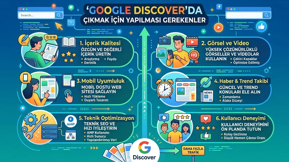 Google Discover'da çıkmak için yapılması gerekenler
