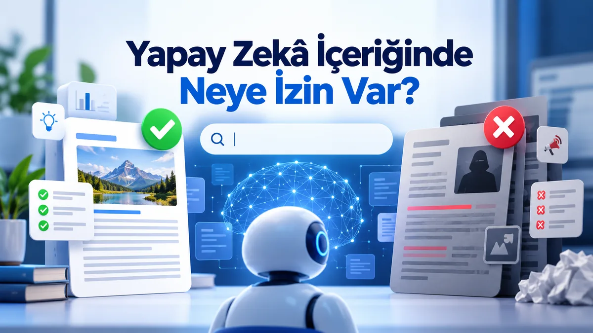 Google ve Yapay Zeka İçerik SEO Rehberi: Neye İzin Var?