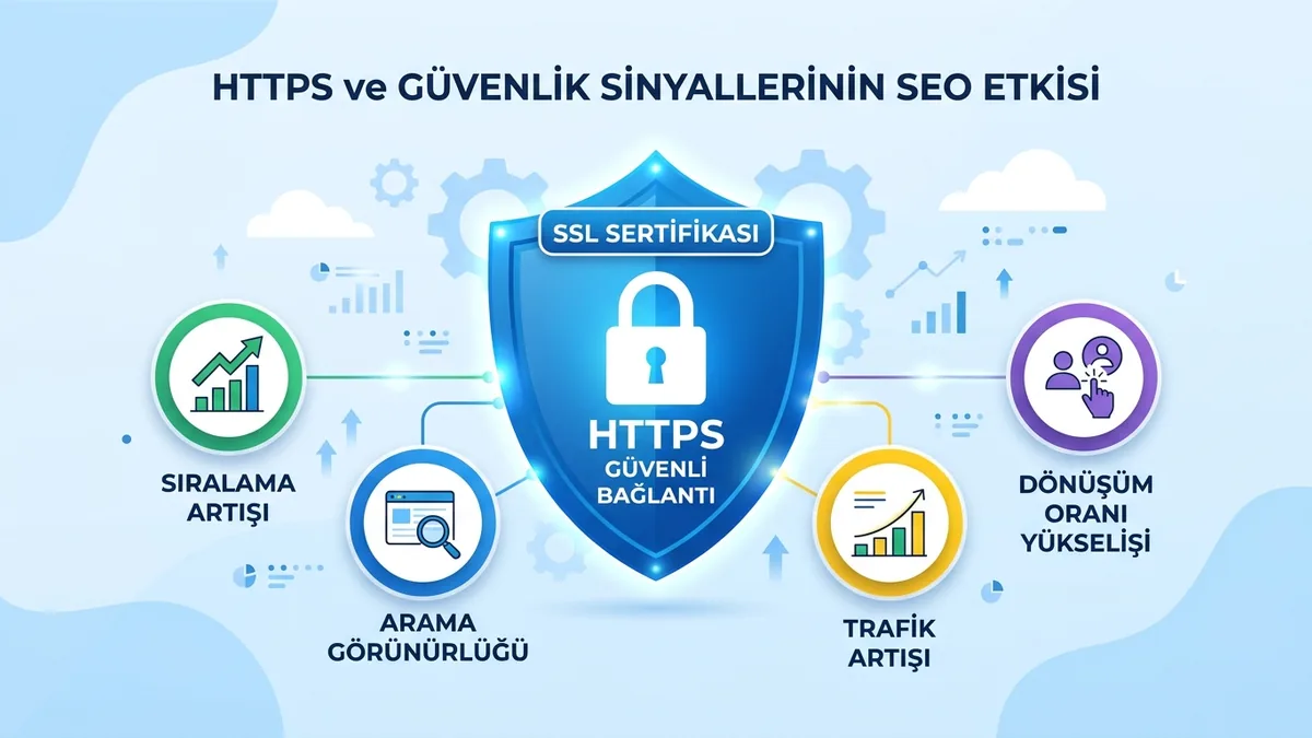 HTTPS ve güvenlik sinyallerinin SEO etkisi