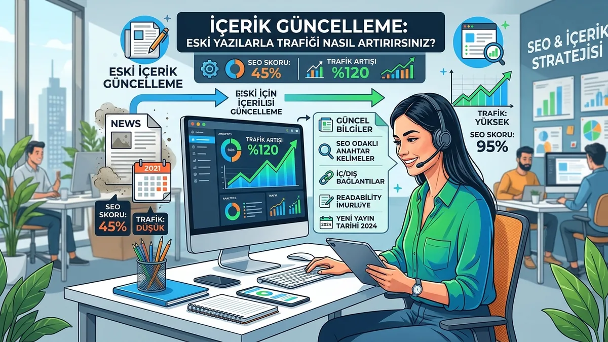 İçerik güncelleme: eski yazılarla trafiği nasıl artırırsınız?
