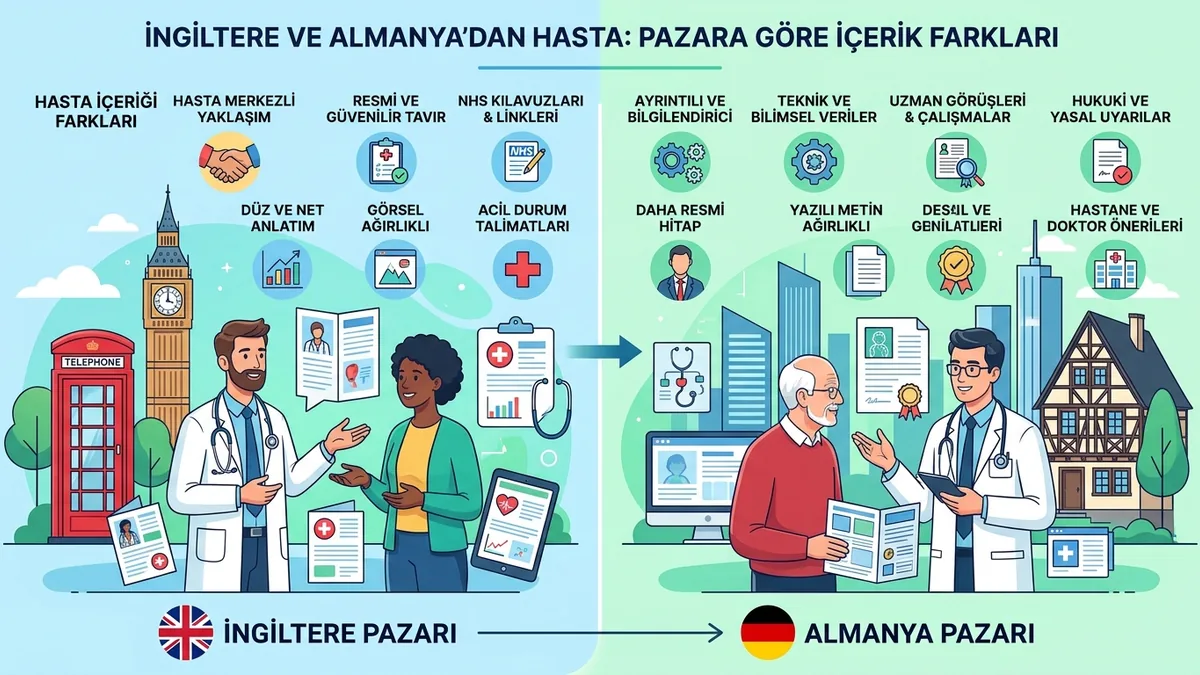 Sağlık Turizmi Pazar Ayrımı: İngiltere ve Almanya İçerik Rehberi
