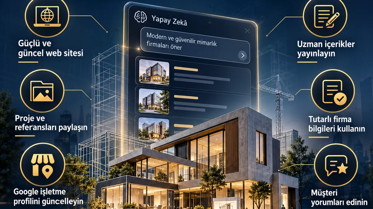İnşaat Firması Yapay Zeka Aramalarında Nasıl Önerilir?