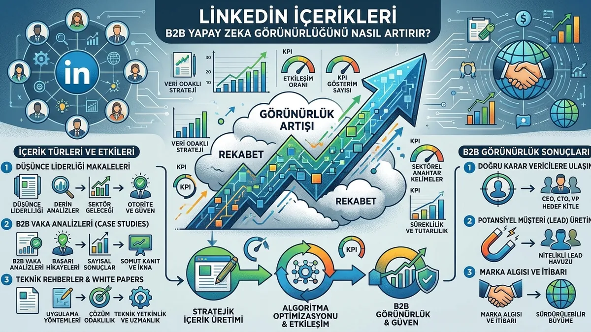 LinkedIn GEO: B2B Markaları Yapay Zekâda Nasıl Önerilir?