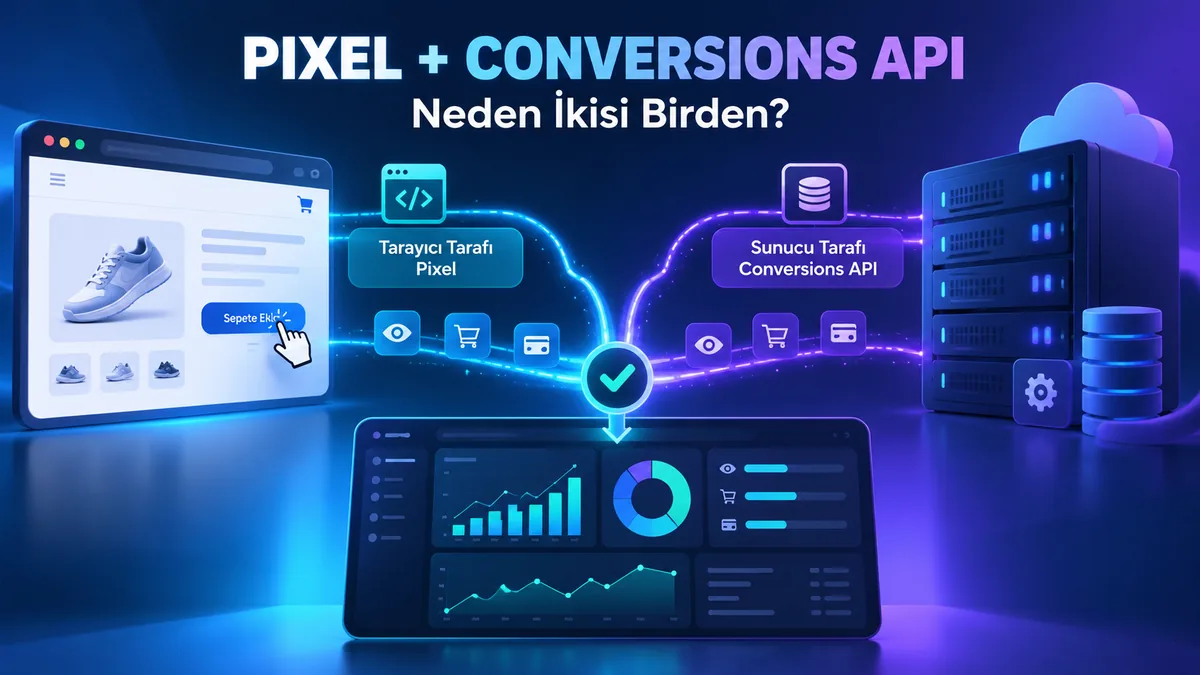 Meta Pixel ve Conversions API kurulumu: neden ikisi birden?