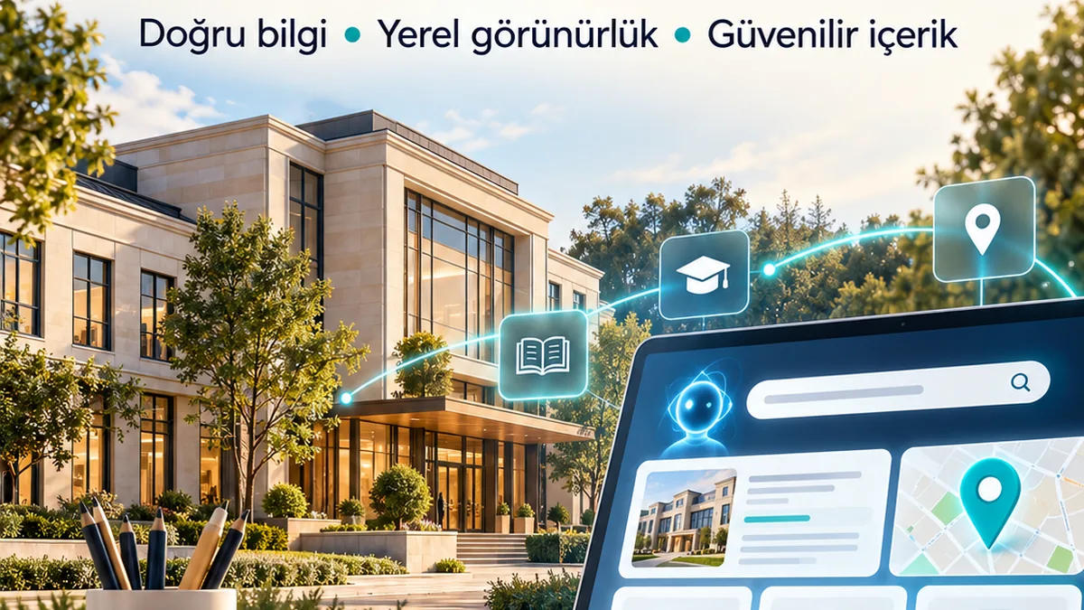 Okul Yapay Zeka Görünürlük Rehberi: Eğitim Kurumları İçin GEO