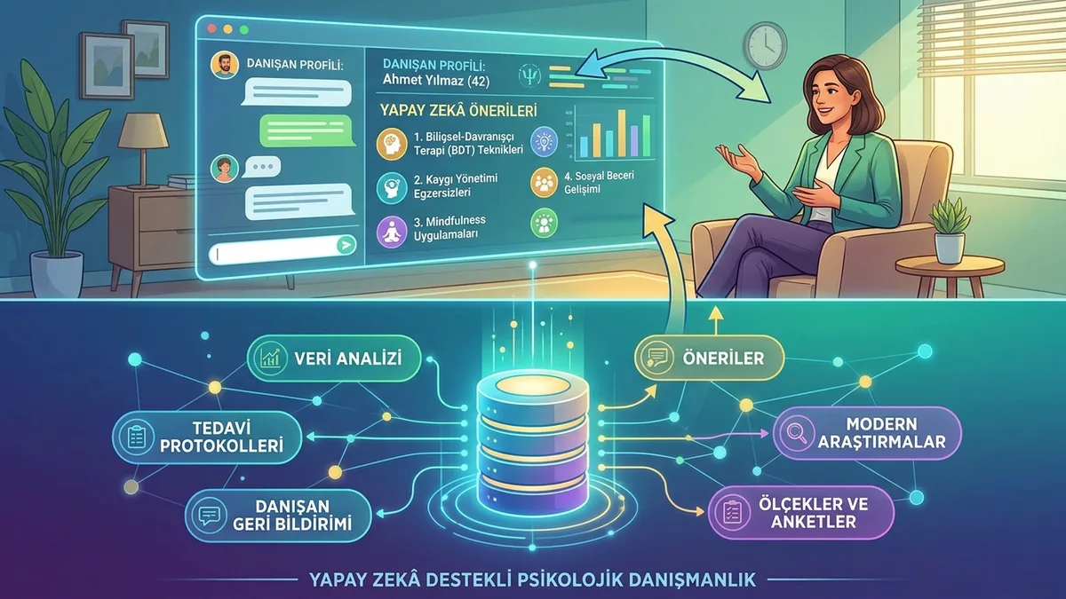Psikolog ve danışmanlar yapay zekâ önerilerinde nasıl yer alır?