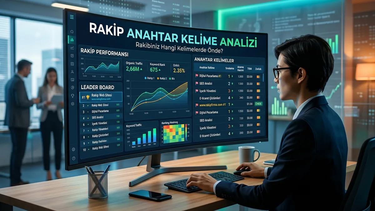 Rakip anahtar kelime analizi: rakibiniz hangi kelimelerde önde?