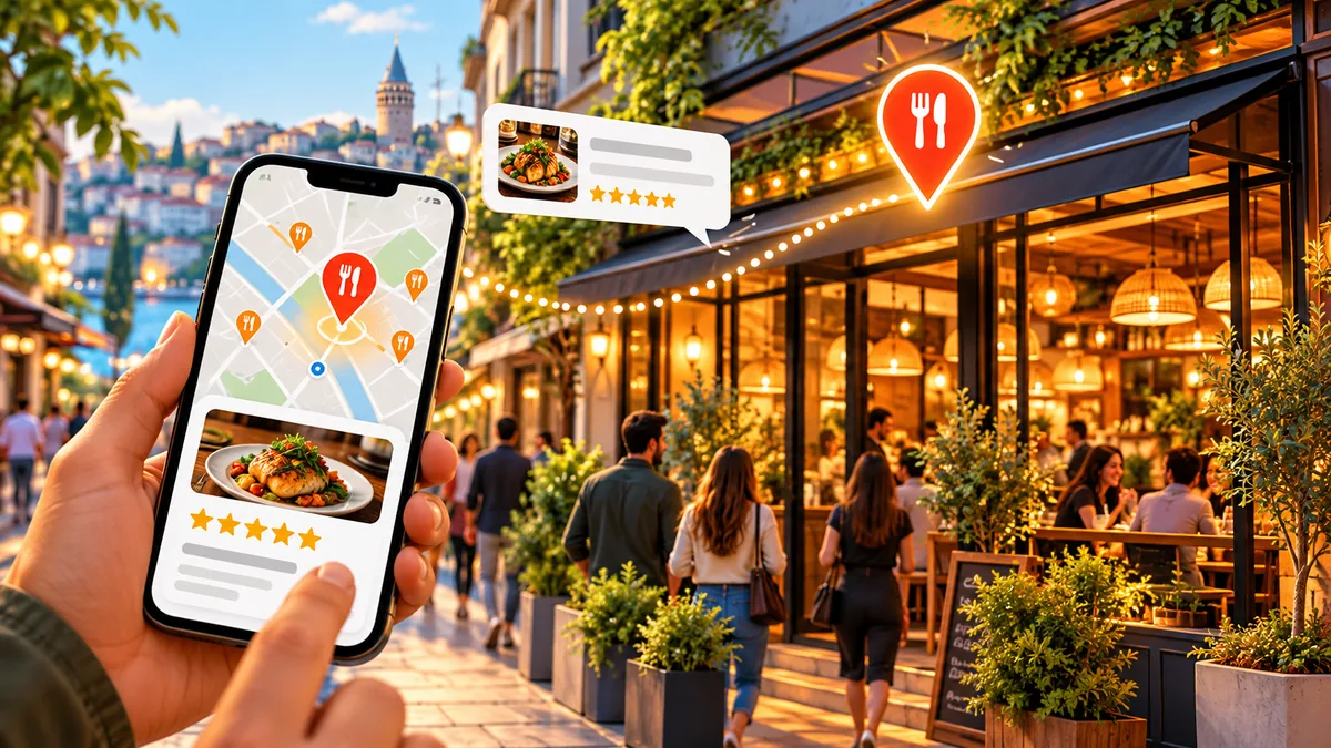 Restoranlar için yerel SEO ve Google Haritalar