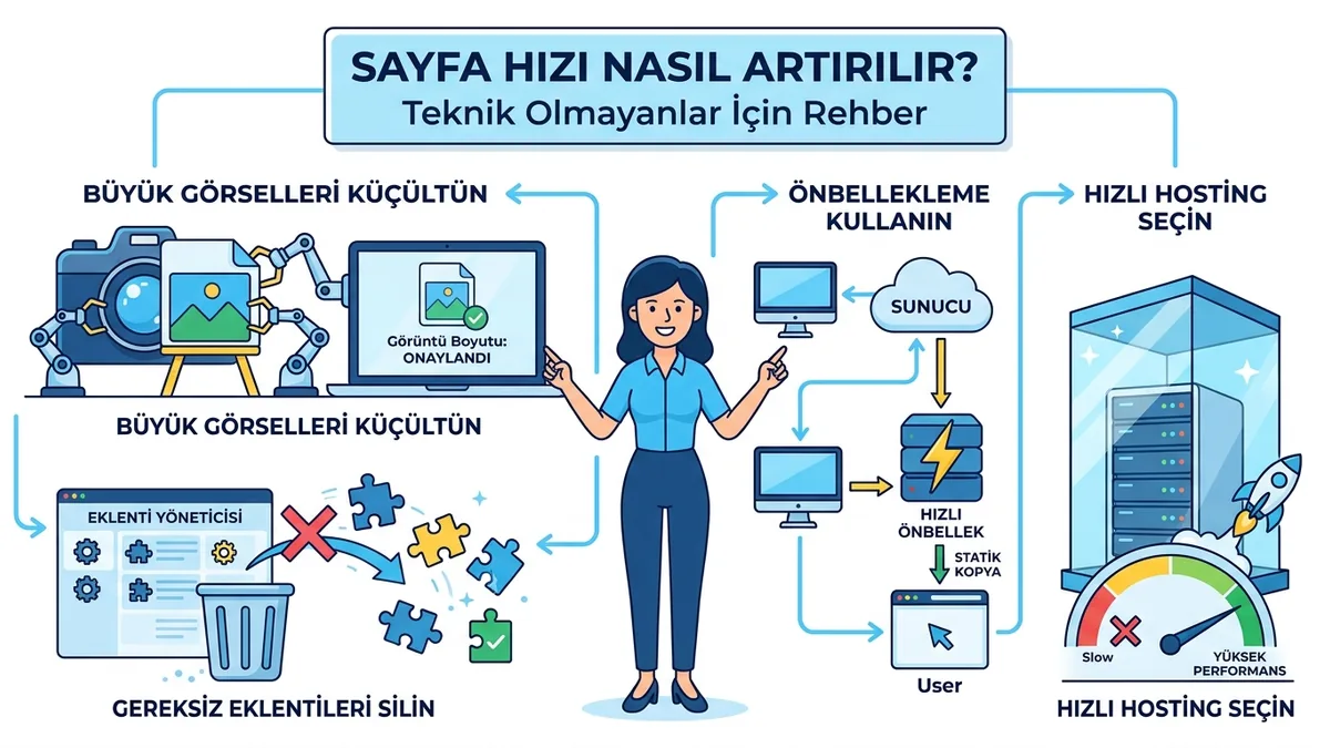 Sayfa Hızı Nasıl Artırılır? Kod Bilmeden Uygulama Rehberi