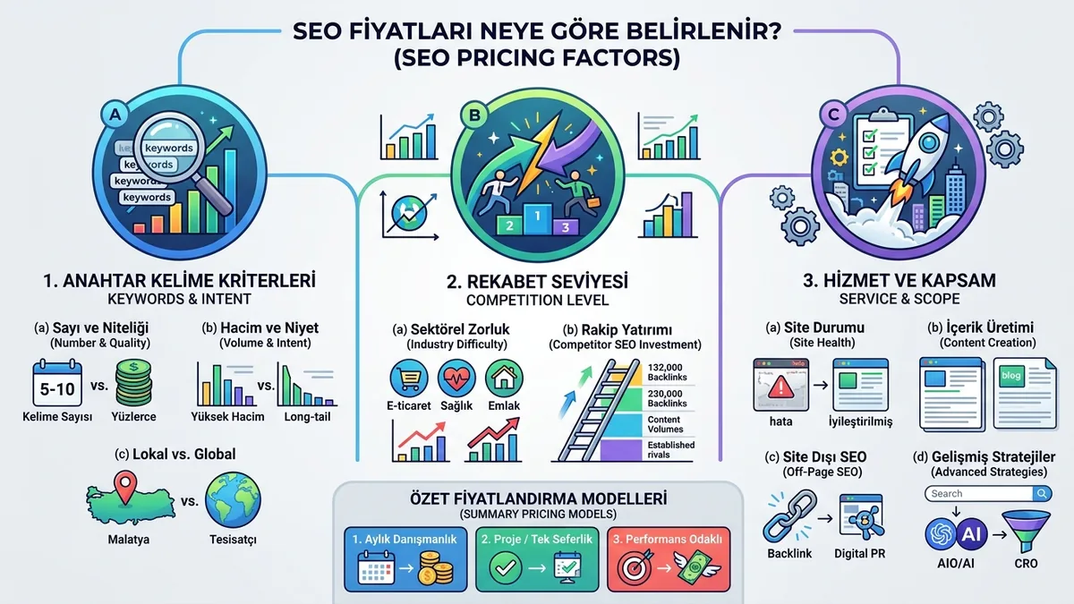 SEO Fiyatları Neye Göre Belirlenir? Kelime ve Rekabet Dengesi