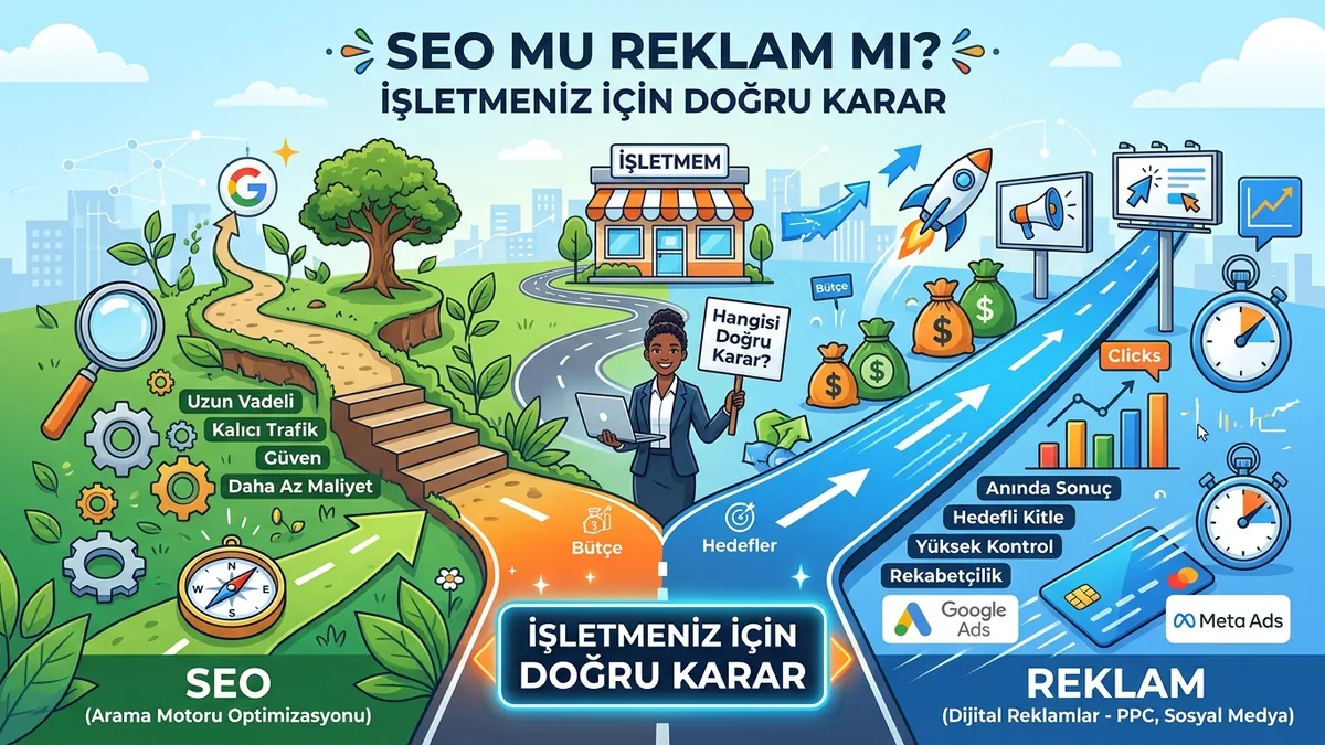 SEO mu reklam mı? İşletmeniz için doğru karar