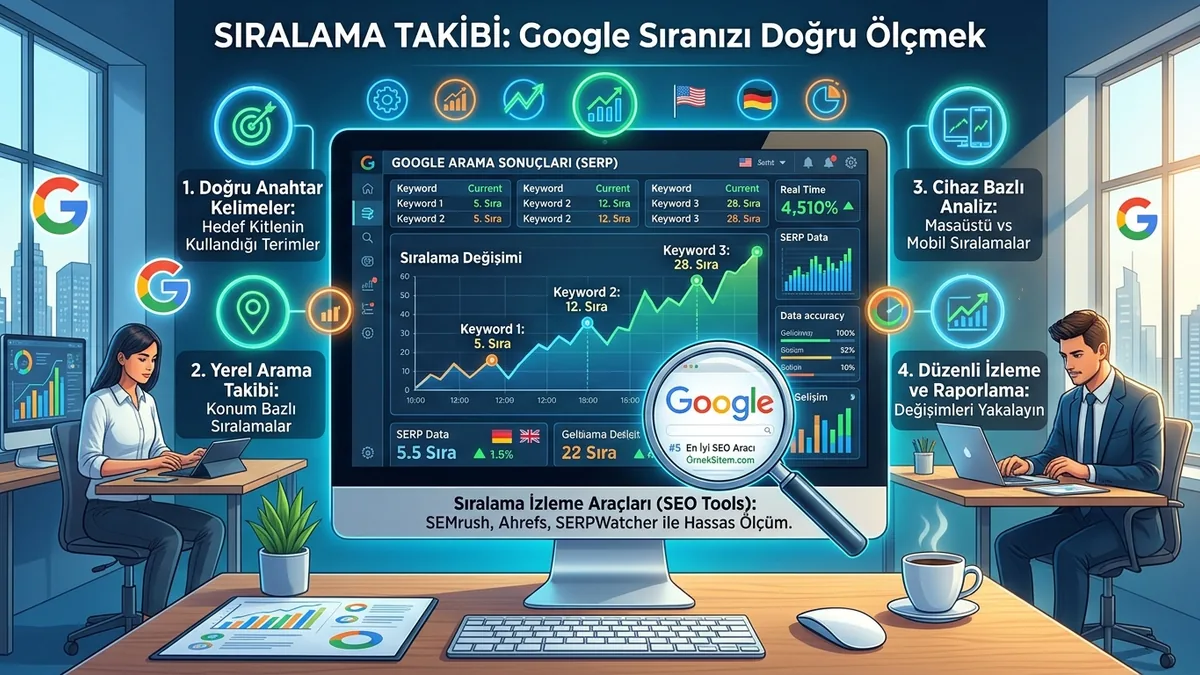 Sıralama Takibi Rehberi: Google Sıranızı Doğru Ölçmenin Yolları