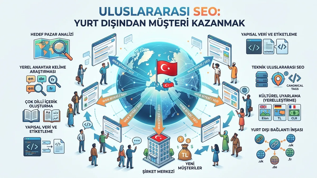 Uluslararası SEO: yurt dışından müşteri kazanmak