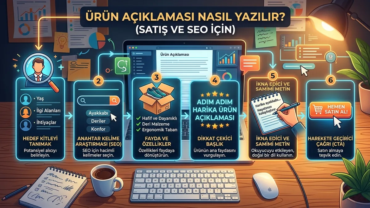 Ürün açıklaması nasıl yazılır? Satış ve SEO için