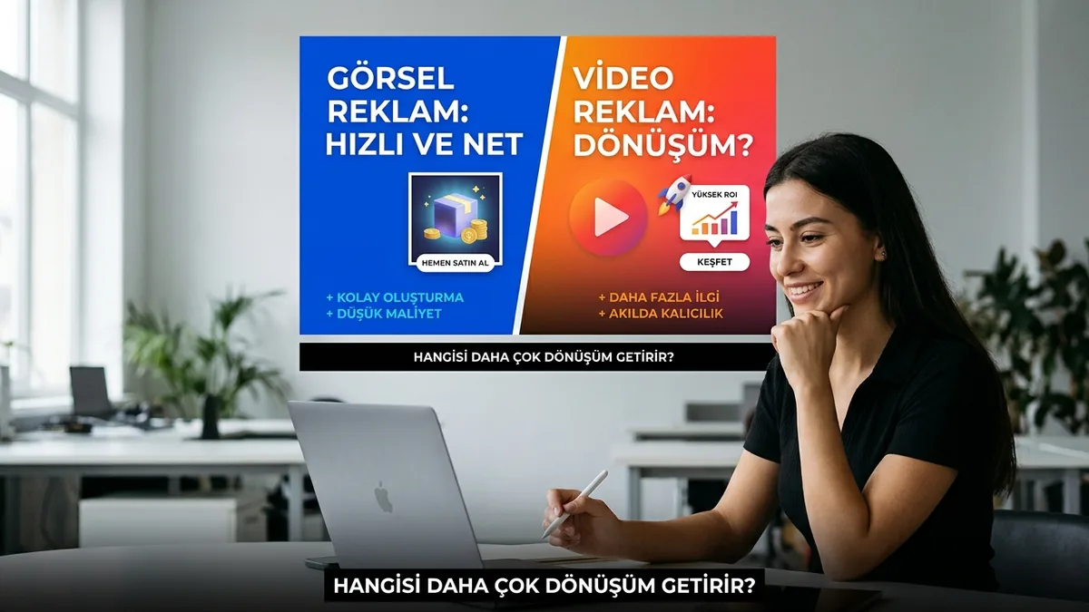 Video reklam mı görsel mi? Hangisi daha çok dönüşüm getirir?