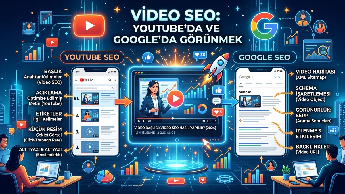 Video SEO: YouTube'da ve Google'da görünmek