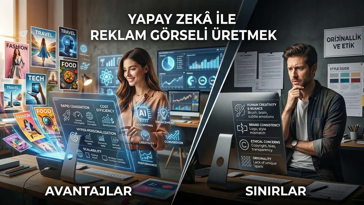 Yapay zekâ ile reklam görseli üretmek: avantaj ve sınırlar