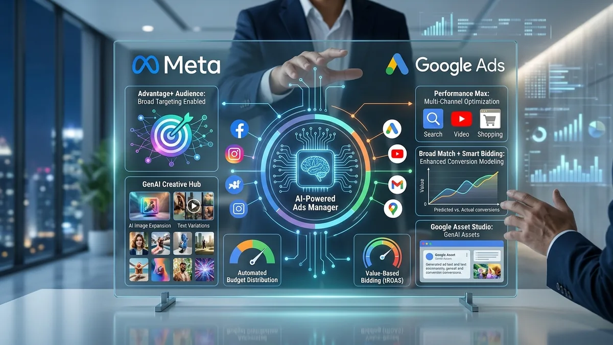 Yapay zekâ ile reklam yönetimi nedir? Meta ve Google Ads'de ne değişti?