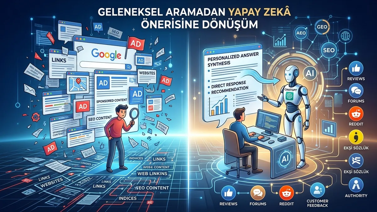 Yapay zekâda önerilmek: müşteriler artık Google yerine neden ChatGPT'ye soruyor?