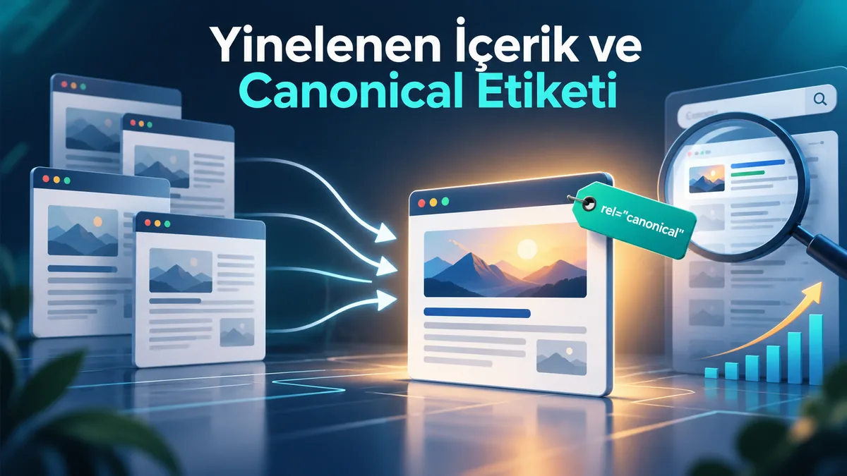Yinelenen içerik ve canonical etiketi nasıl yönetilir?