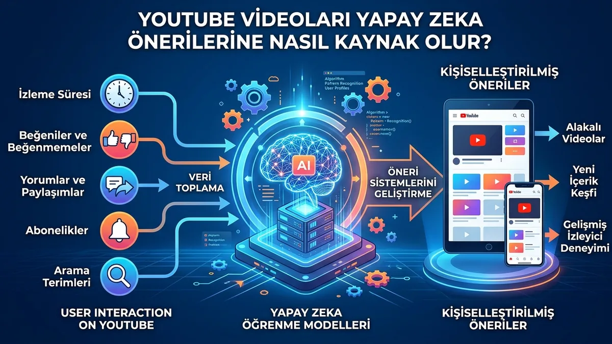 YouTube videoları yapay zekâ önerilerinde nasıl kaynak olur?